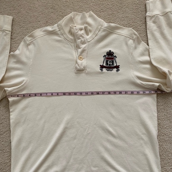 Polo Ralph Lauren Off-White Embroidered Shirt XXL - Picture 4 of 6